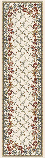 Dynamic Rugs Ancient Garden 57084 Ivory Rugs - runner view
