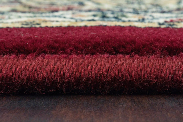Dynamic Rugs Ancient Garden 57090 Red Rugs - pile detail