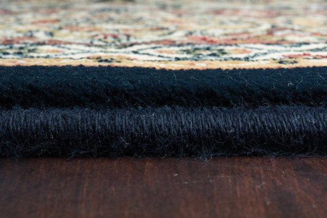 Dynamic Rugs Ancient Garden 57090 Navy Rugs - pile detail
