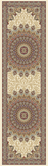 Dynamic Rugs Ancient Garden 57090 Ivory Rugs - runner view