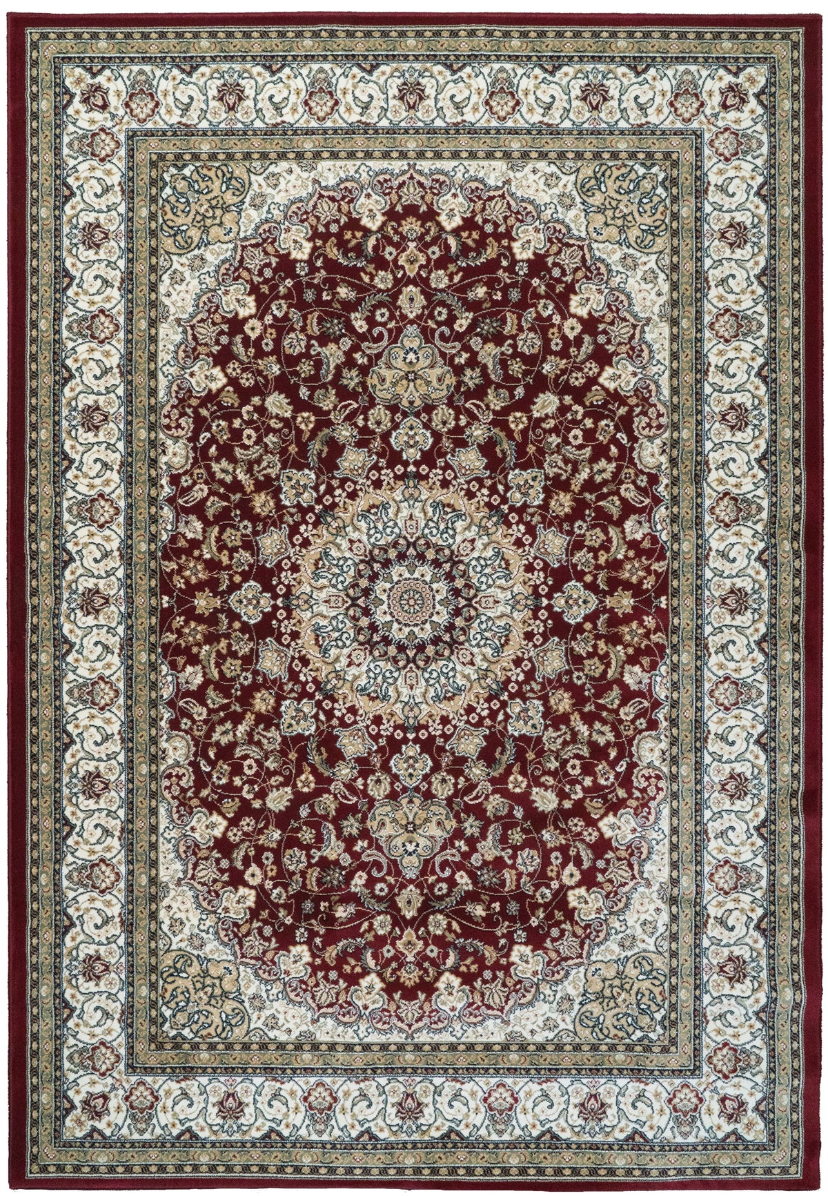 Dynamic Rugs Ancient Garden 57119 Red / Ivory Rugs - rectangular rug view