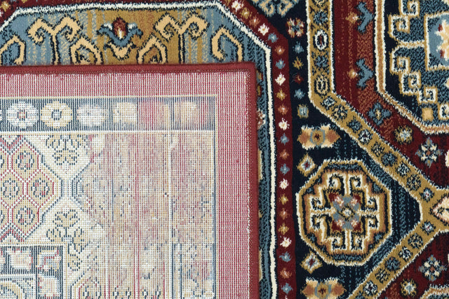 Dynamic Rugs Ancient Garden 57147 Red Rugs - corner detail