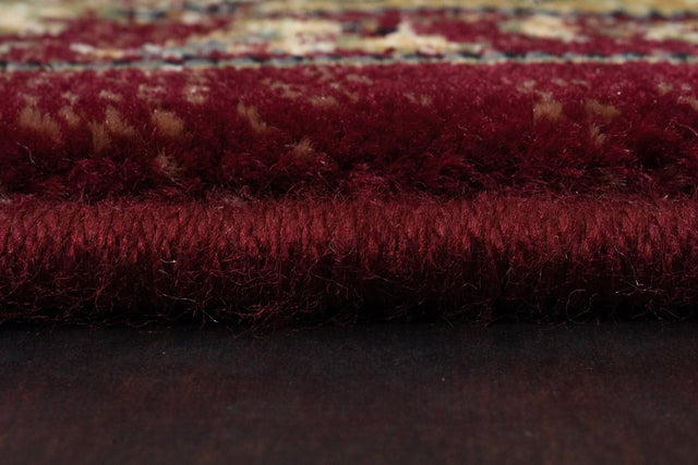 Dynamic Rugs Ancient Garden 57158 Red / Ivory Rugs - pile detail