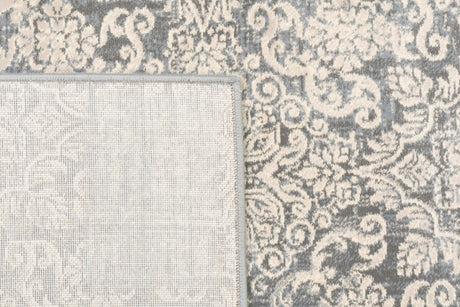 Dynamic Rugs Ancient Garden 57162 Lt.Blue Rugs - corner detail