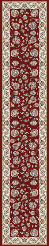 Dynamic Rugs Ancient Garden 57365 Red / Ivory Rugs - runner view