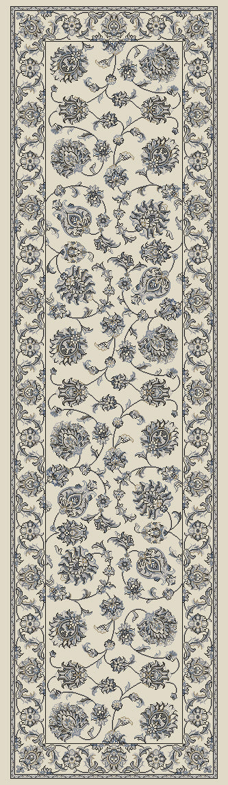 Dynamic Rugs Ancient Garden 57365 Cream Rugs - runner view