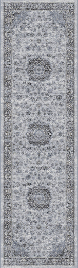Dynamic Rugs Ancient Garden 57559 Silver / Grey Rugs - runner view