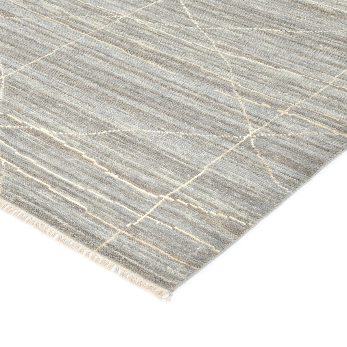 Amer Anna ANN-3 Gray area rug - corner view
