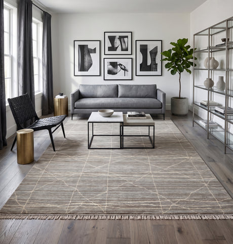 Amer Anna ANN-3 Gray area rug - lifestyle view