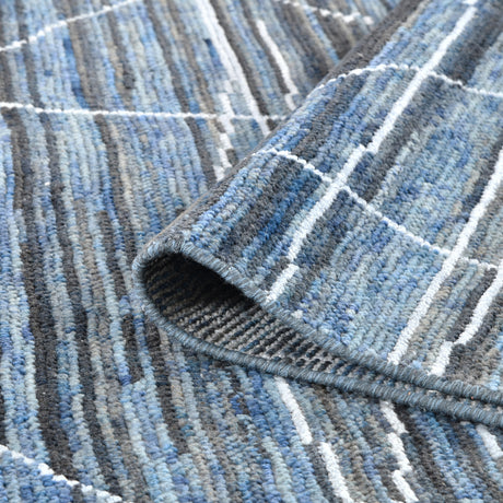 Amer Anna ANN-4 Navy Blue area rug - rolled view