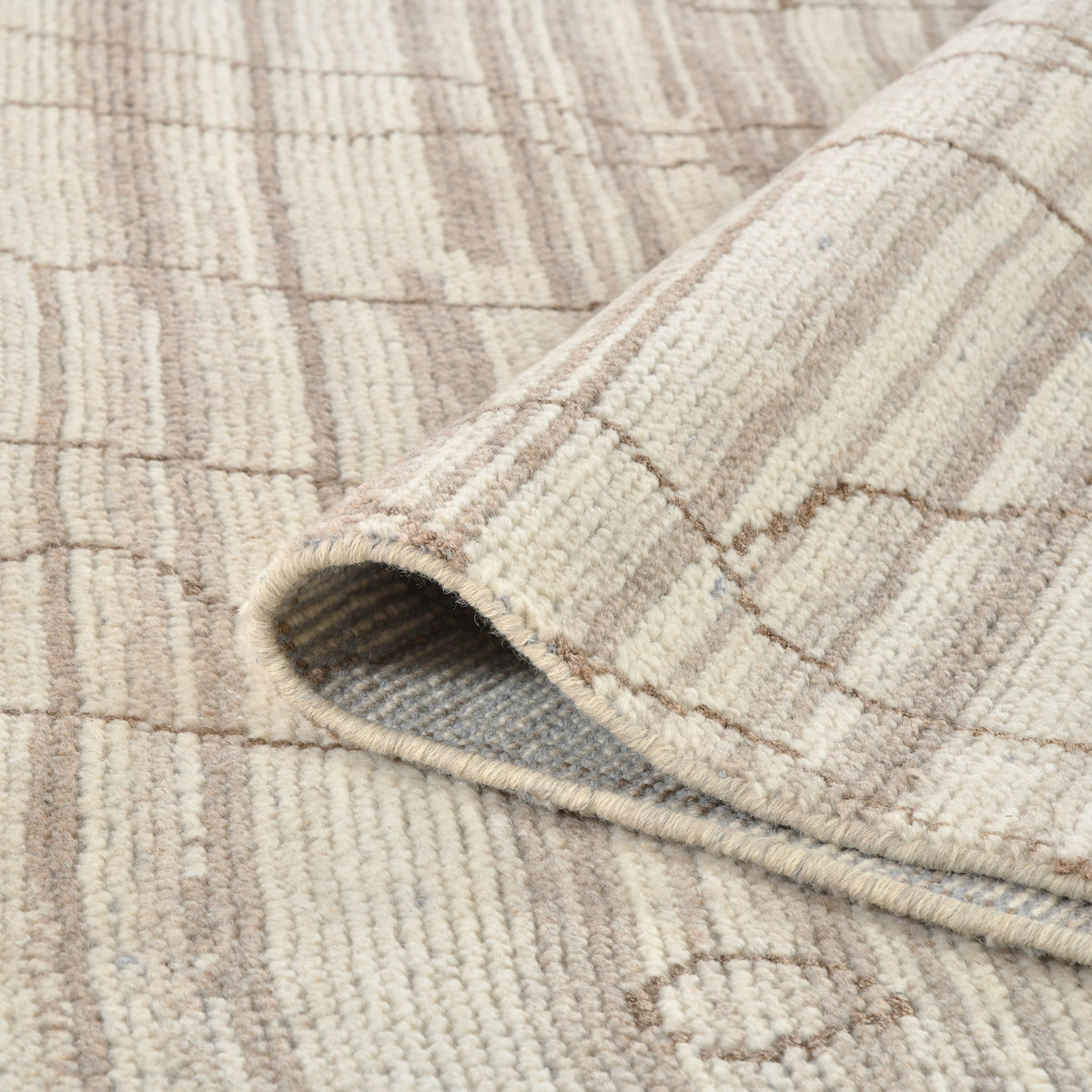 Amer Anna ANN-6 Beige area rug - rolled view