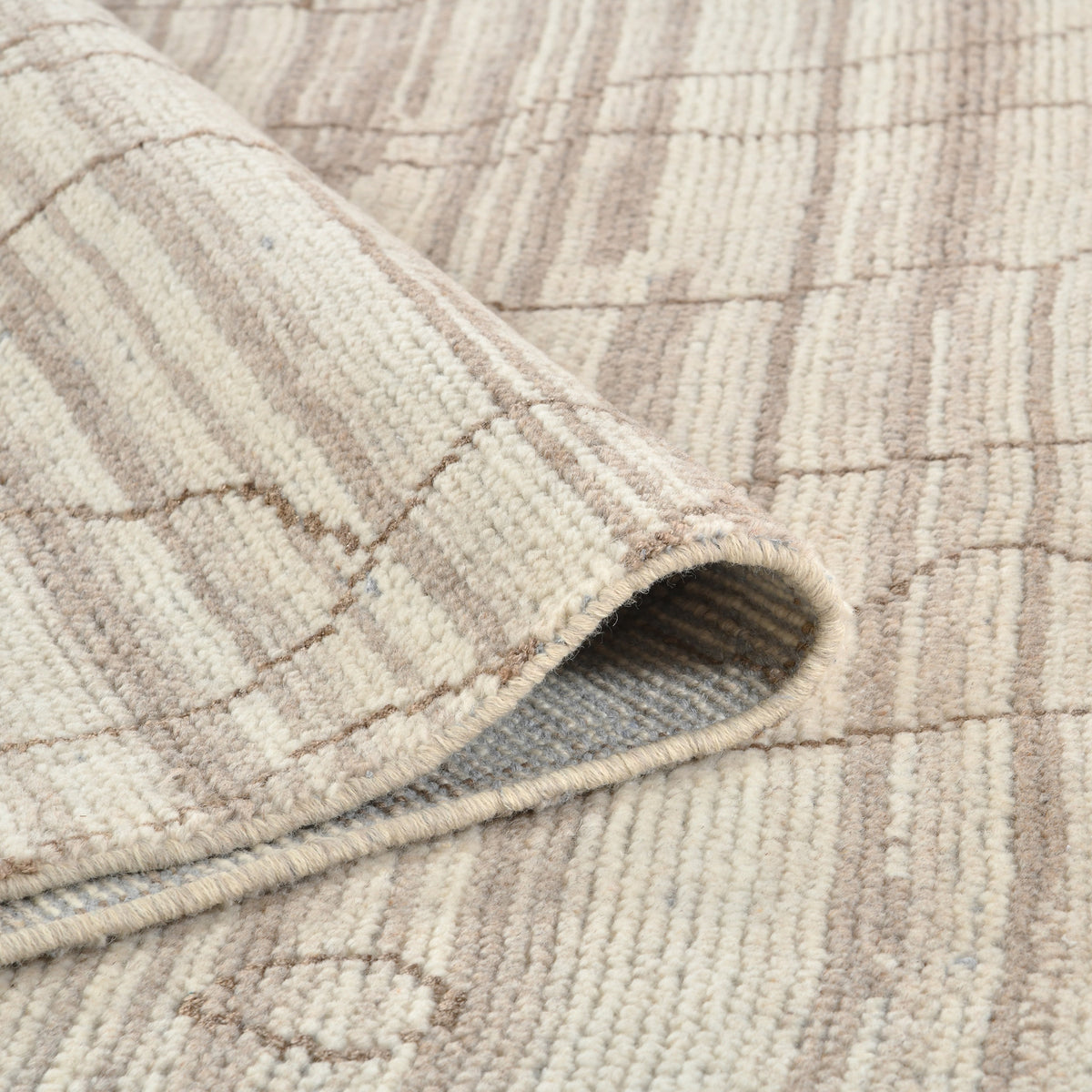 Amer Anna ANN-6 Beige area rug - rolled view