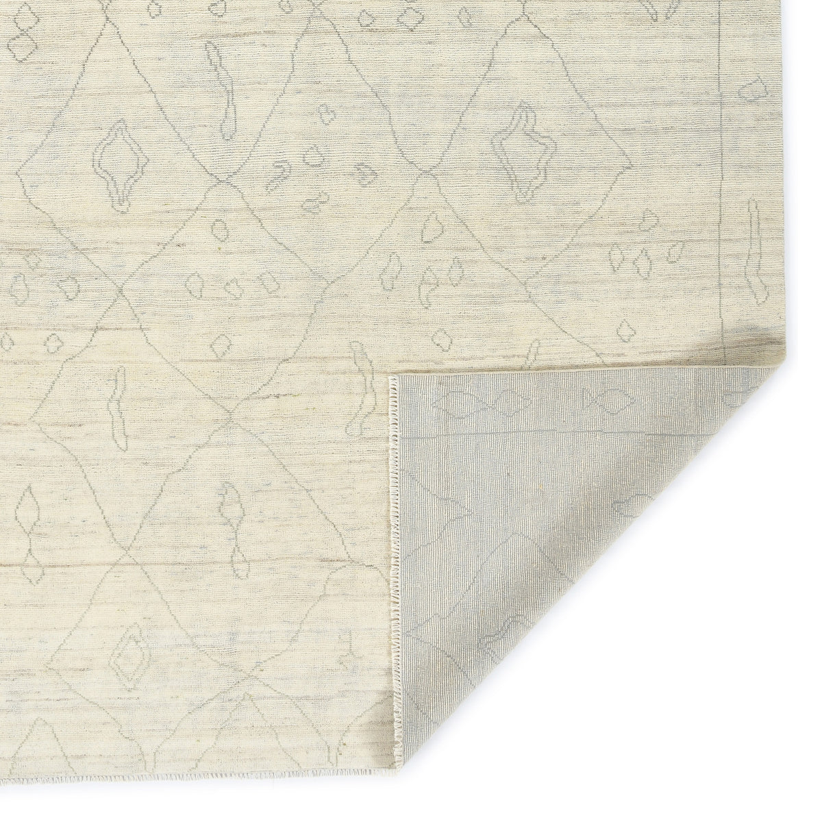 Amer Anna ANN-8 Ivory area rug - back view