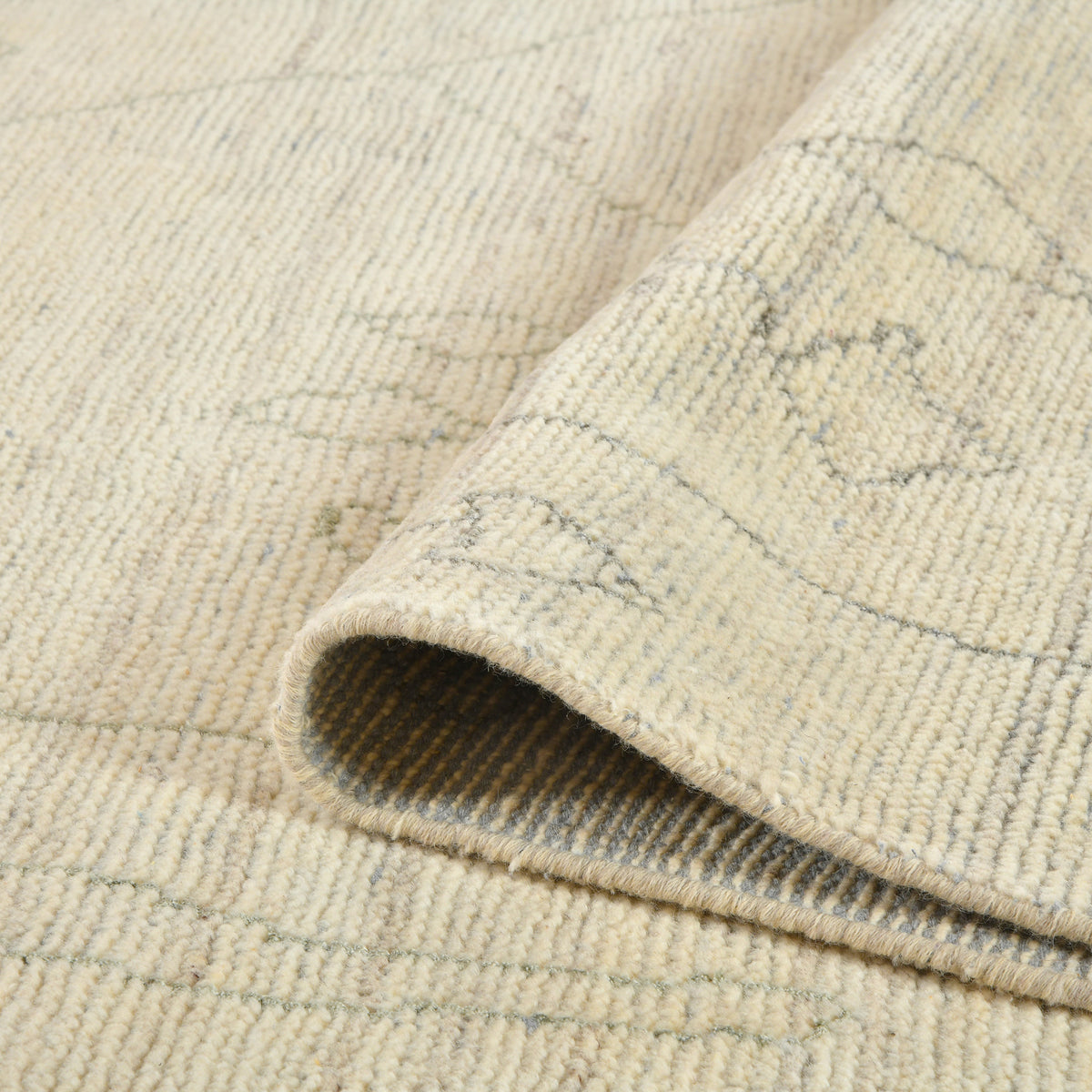 Amer Anna ANN-8 Ivory area rug - rolled view