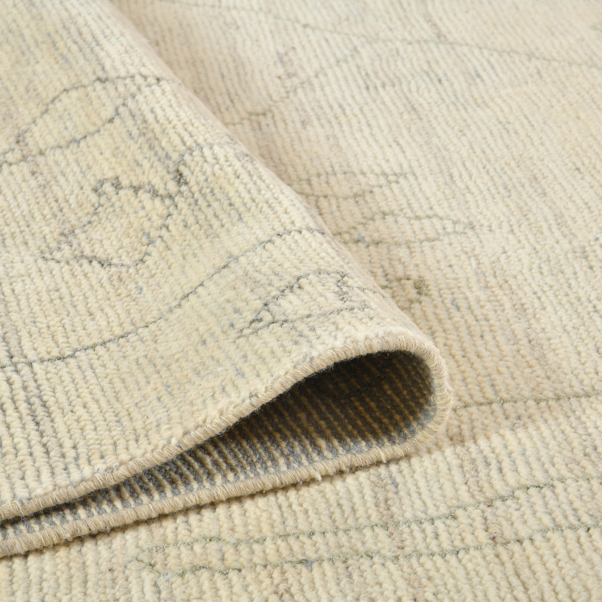 Amer Anna ANN-8 Ivory area rug - rolled view