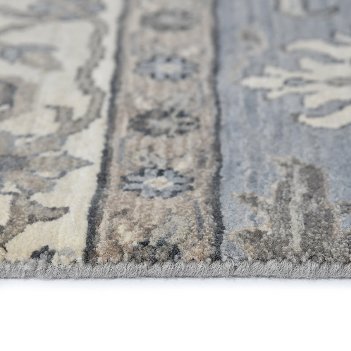 Amer Antiquity ANQ-11 Gray area rug - profile view
