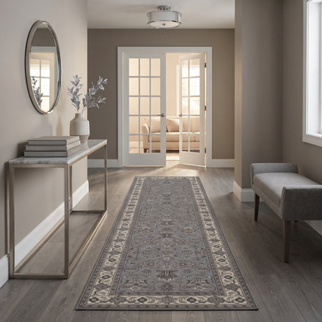 Amer Antiquity ANQ-11 Gray area rug - lifestyle view