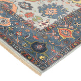 Amer Antiquity ANQ-15 Sky Blue / Denim area rug - corner view