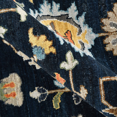 Amer Antiquity ANQ-16 Navy Blue area rug - color swatch view