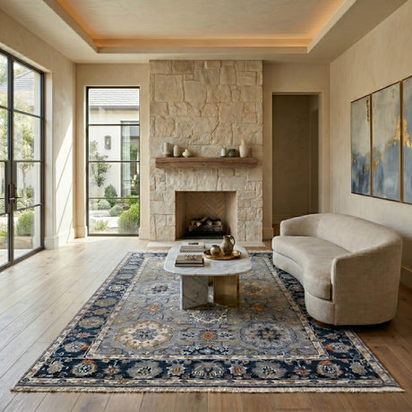 Amer Antiquity ANQ-52 Fog area rug - lifestyle view