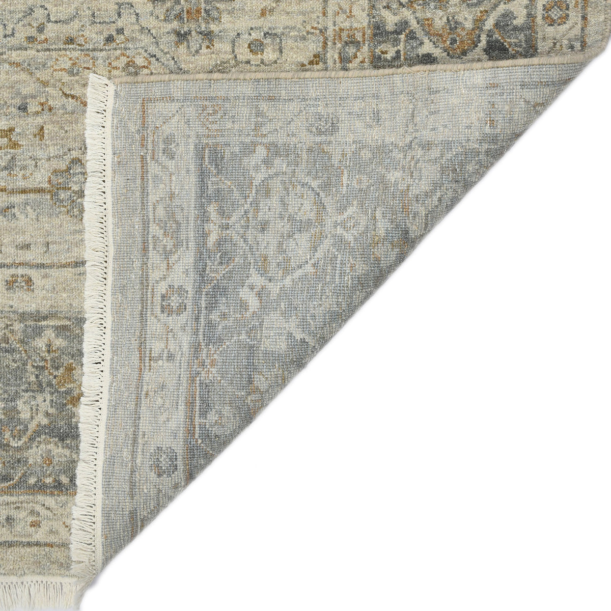 Amer Antiquity ANQ-53 Ivory area rug - back view