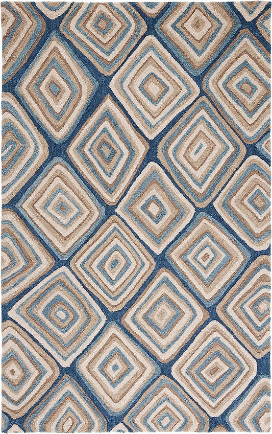 Safavieh Aspen Apn350M Blue/Beige Area Rug