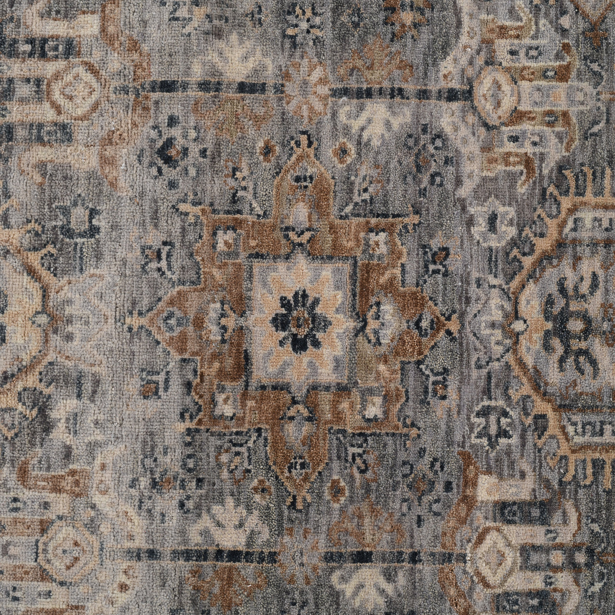 Amer Aurai ARA-19 Coal Gray area rug - color swatch view