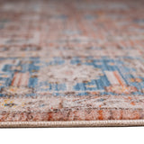 Amer Arcadia ARC-3 Red / Navy area rug - profile view