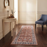 Amer Arcadia ARC-3 Red / Navy area rug - lifestyle view