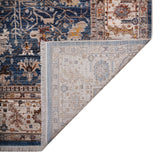 Amer Arcadia ARC-5 Navy Blue / Ivory area rug - back view