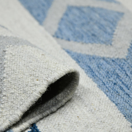Amer Artifacts ARI-14 Sky Blue area rug - rolled view