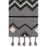 Amer Artifacts ARI-2 Dove Gray area rug - corner view