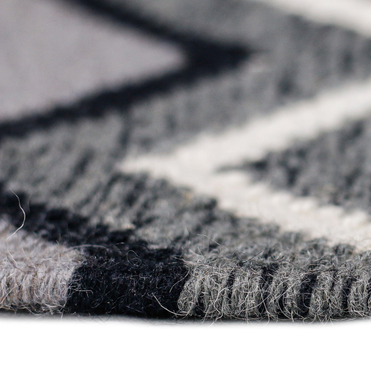 Amer Artifacts ARI-2 Dove Gray area rug - profile view