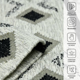 Amer Artifacts ARI-4 Ivory area rug - infographic view