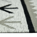 Amer Artifacts ARI-4 Ivory area rug - profile view