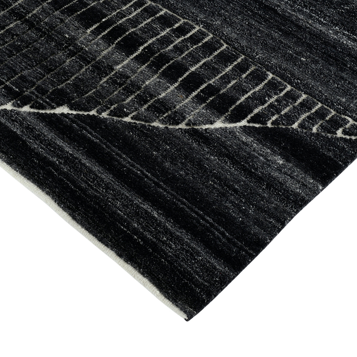 Amer Arlington ARL-1 Charcoal area rug - corner view