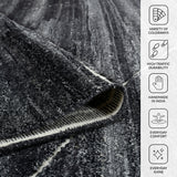 Amer Arlington ARL-1 Charcoal area rug - infographic view