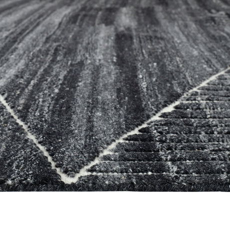 Amer Arlington ARL-1 Charcoal area rug - profile view