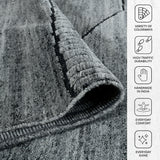 Amer Arlington ARL-2 Gray area rug - infographic view