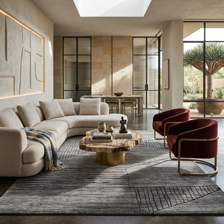 Amer Arlington ARL-2 Gray area rug - lifestyle view