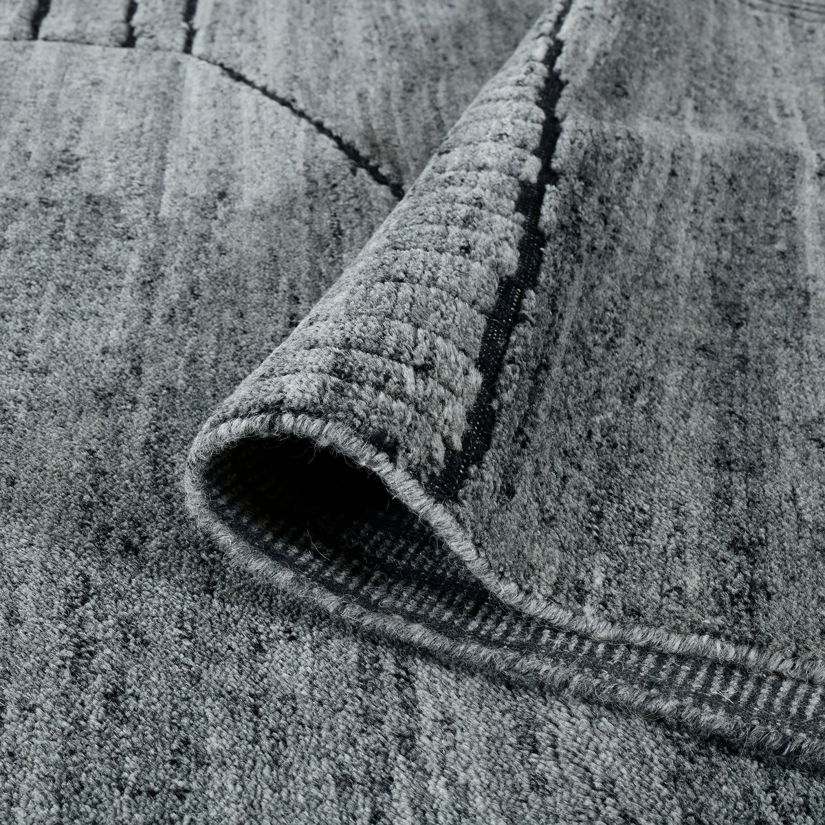 Amer Arlington ARL-2 Gray area rug - rolled view