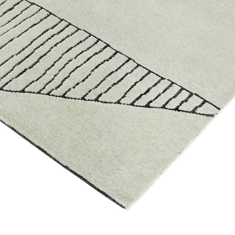 Amer Arlington ARL-3 Ivory area rug - corner view