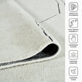 Amer Arlington ARL-3 Ivory area rug - infographic view