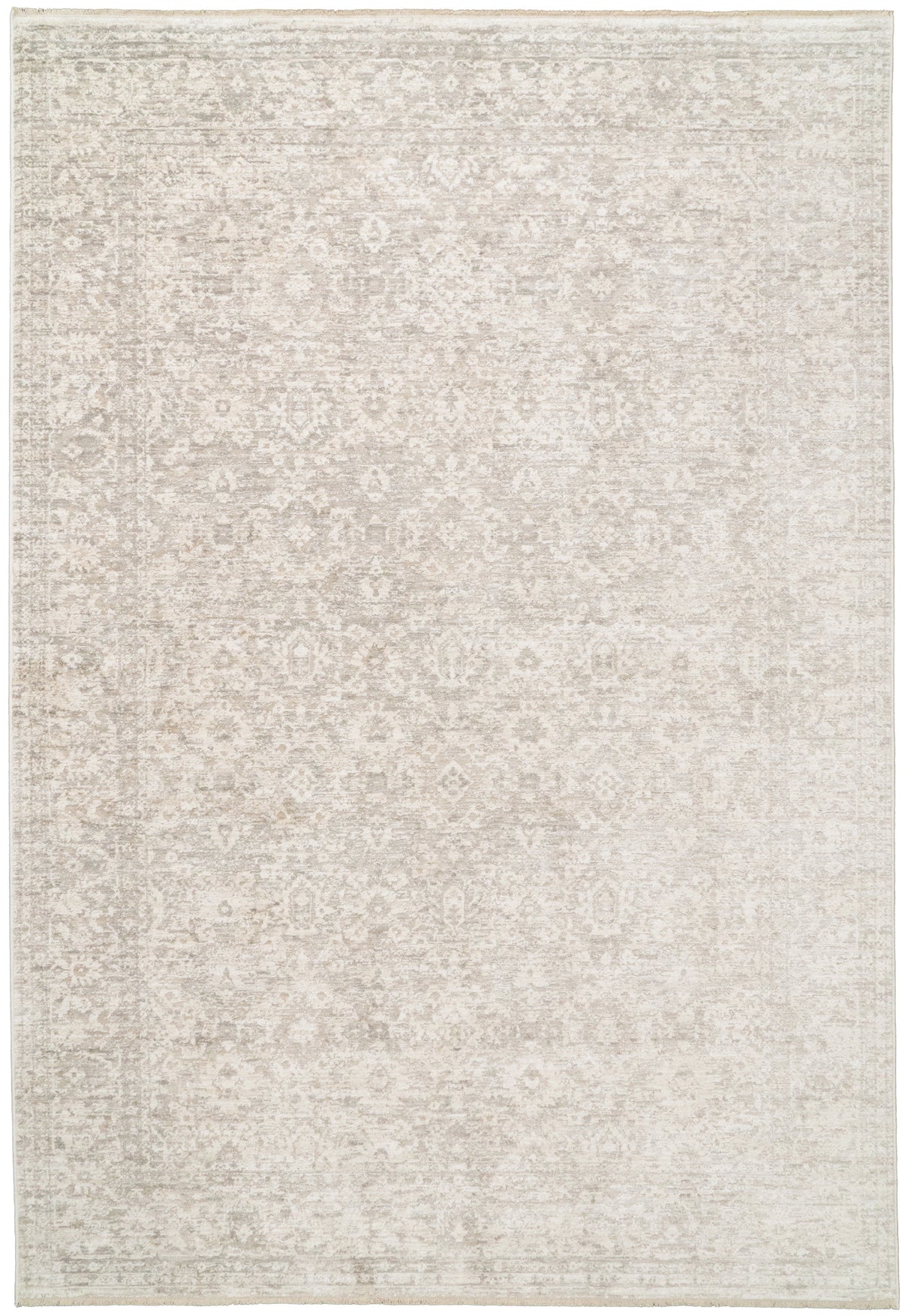 Dynamic Rugs Artemis 17553 Power Loomed Traditional Grey/Dark Grey Rug