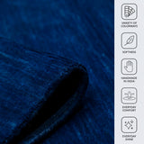 Amer Arizona ARZ-30 Navy Blue area rug - infographic view