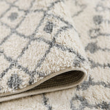 Amer Aspen ASP-1 Ivory area rug - rolled view