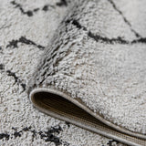 Amer Aspen ASP-4 Light Gray area rug - rolled view