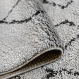 Amer Aspen ASP-4 Light Gray area rug - rolled view