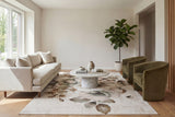 Dynamic Rugs Aspire 11363 Power Loomed Contemporary Cream/Multi Rug