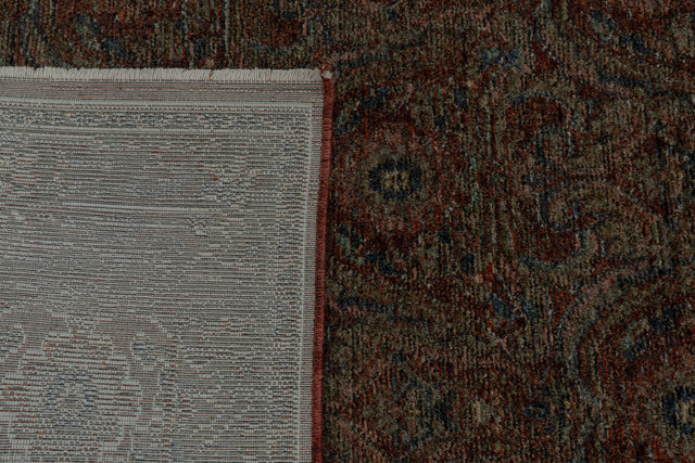 Dynamic Rugs Atlanta 11757 Power Loomed Traditional Red/Multi Rug
